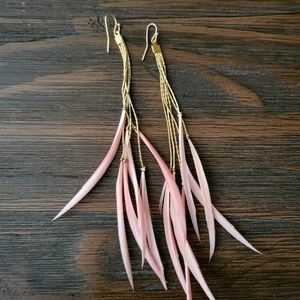 Feather earrings